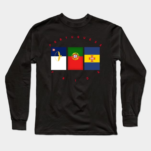 Portuguese Pride Gear Long Sleeve T-Shirt by Azorean1963